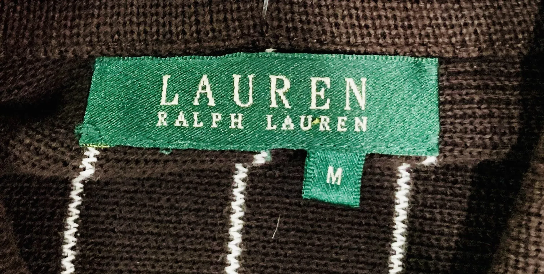 00's Knit Short Pinstripe Jacket by Ralph Lauren
