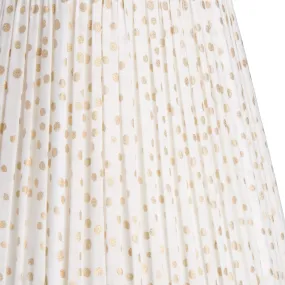 16cm empire shade in gold dotty