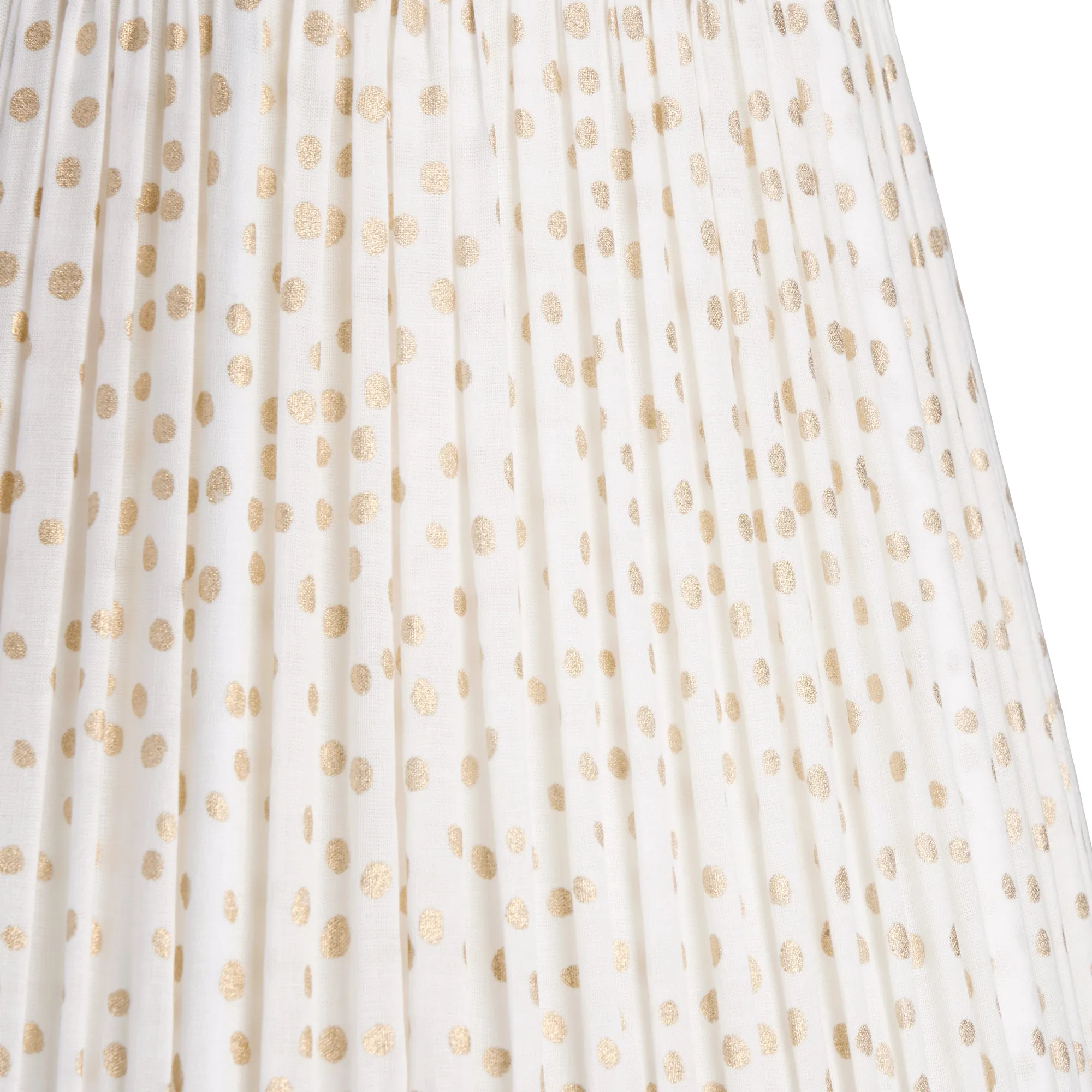 16cm empire shade in gold dotty