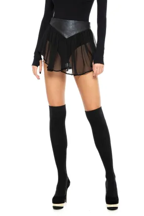 5D x Stellar Dust Hemera Mini Skirt - silk