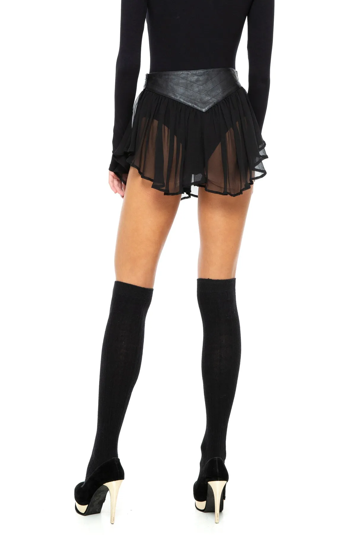 5D x Stellar Dust Hemera Mini Skirt - silk