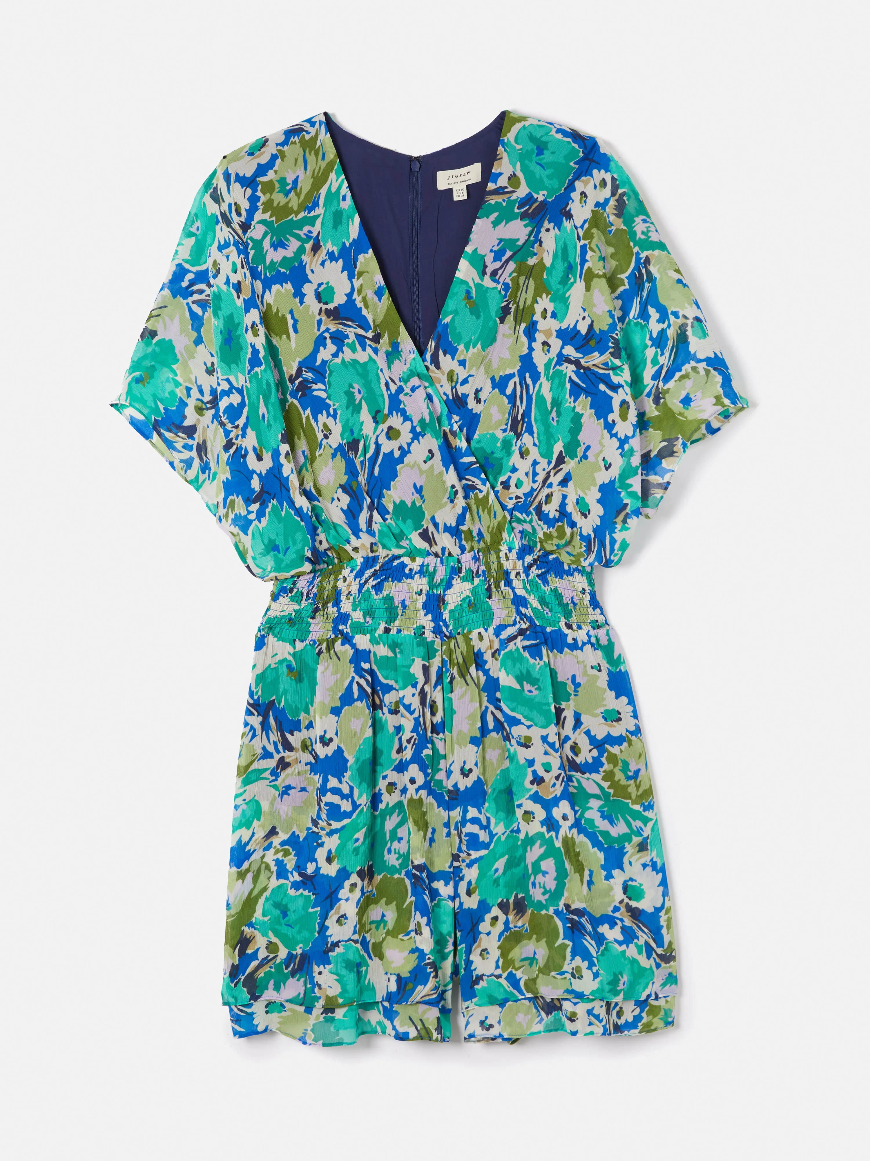 Abstract Meadow Playsuit | Green