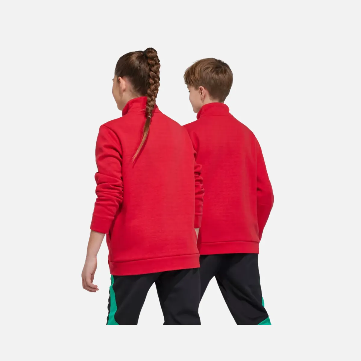 Adidas Manchester United Anthem Kids Unisex Jacket (7-16 Years) -Real Red