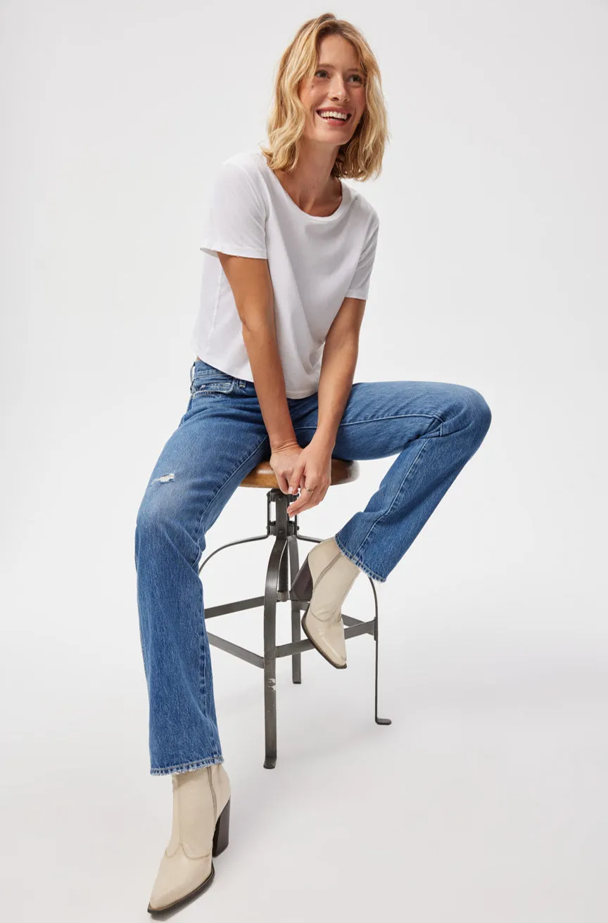 AMO Denim Charlotte Straight in Romeo