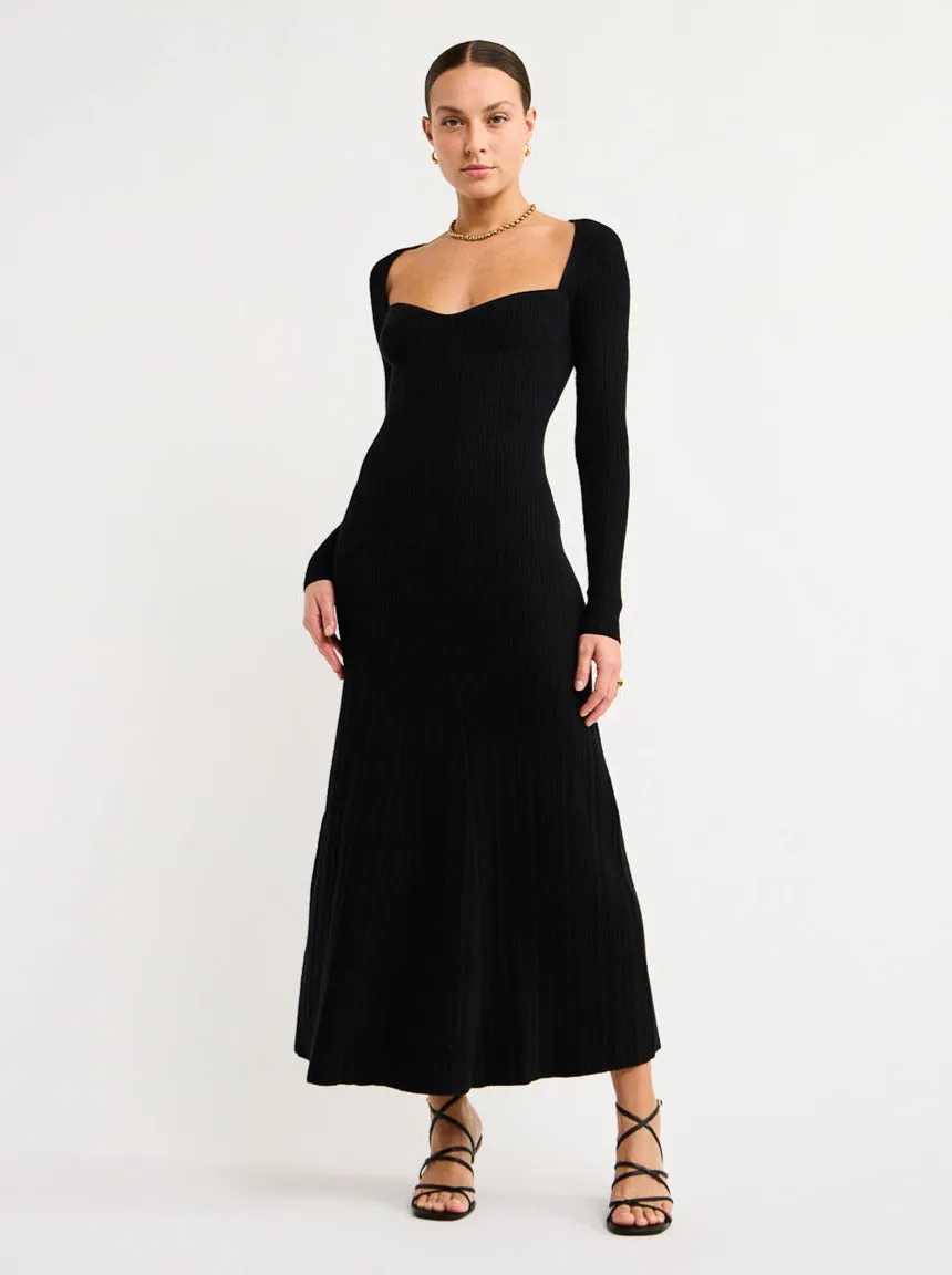 Anna Quan Charli Dress in Raven