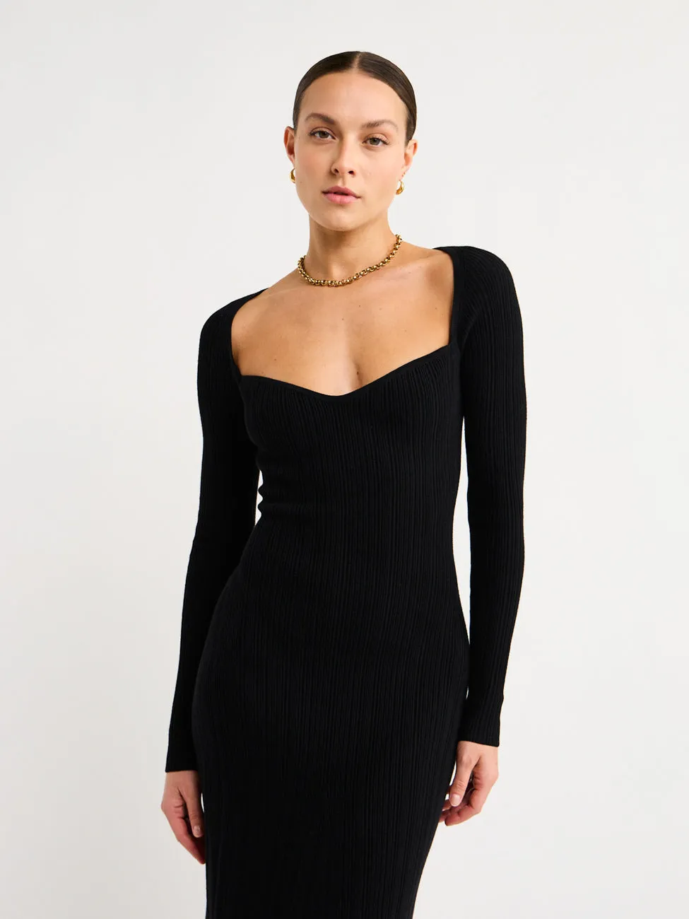 Anna Quan Charli Dress in Raven