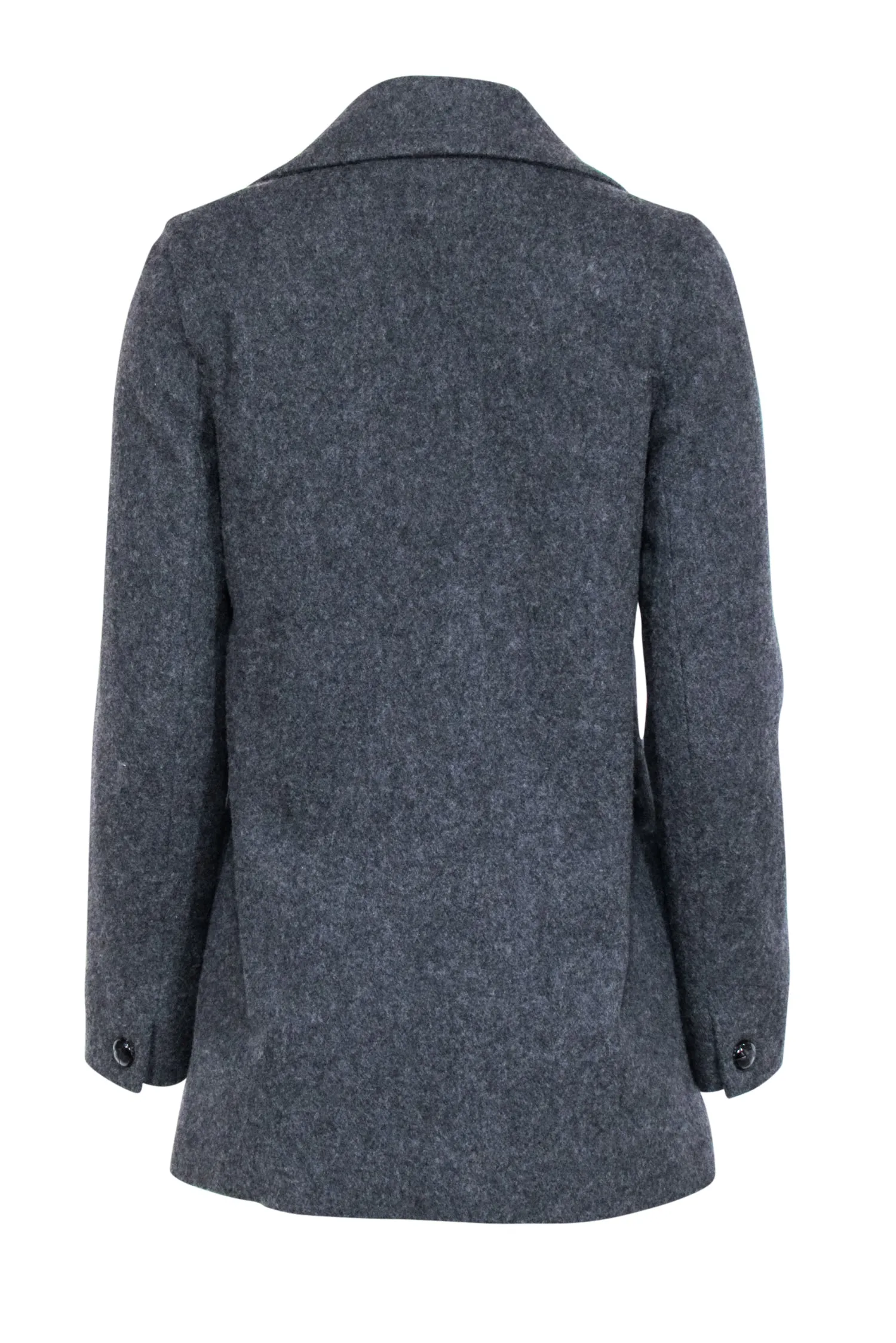 A.P.C. - Grey Wool Peacoat Sz 2