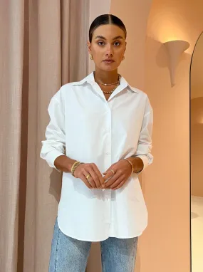 Assembly Label Everyday Poplin Shirt in White