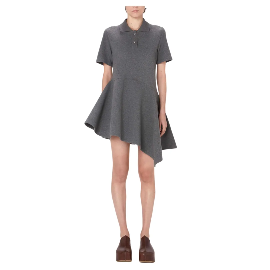Asymmetrical Polo Dress