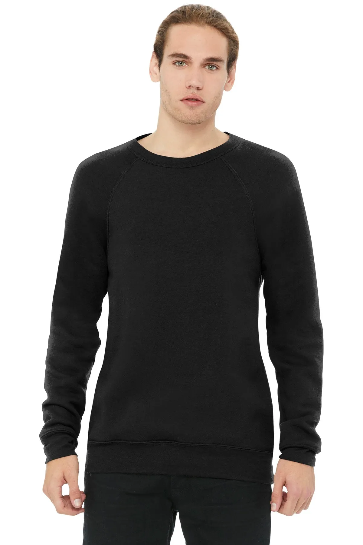BELLA CANVAS Unisex Sponge Fleece Raglan Sweatshirt. BC3901