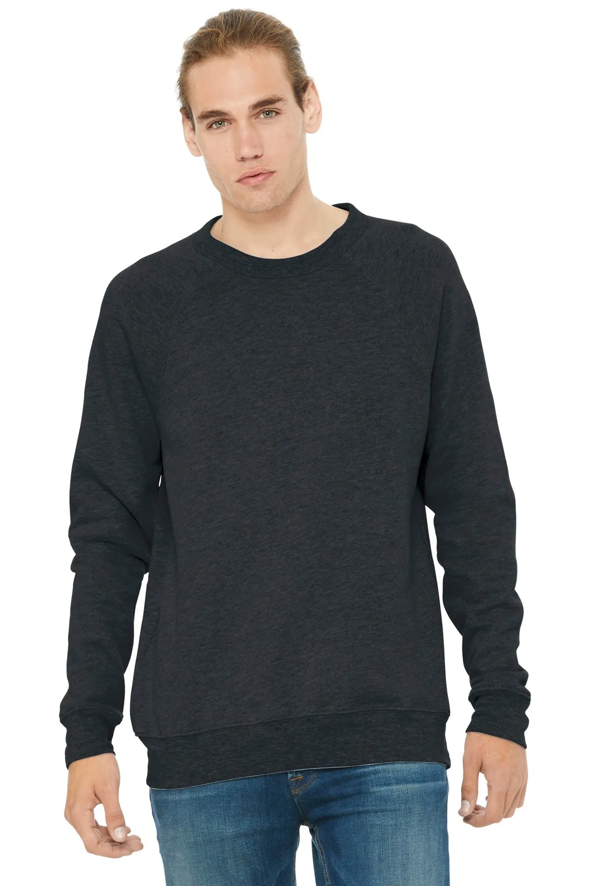 BELLA CANVAS Unisex Sponge Fleece Raglan Sweatshirt. BC3901