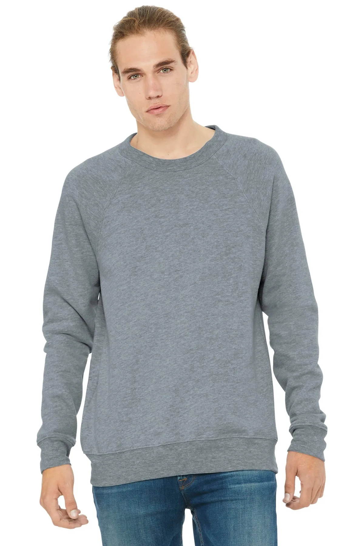 BELLA CANVAS Unisex Sponge Fleece Raglan Sweatshirt. BC3901