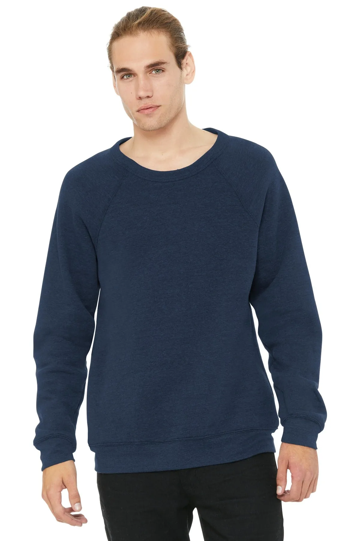 BELLA CANVAS Unisex Sponge Fleece Raglan Sweatshirt. BC3901