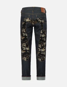 Certainly! Heres an optimized title for the product:

Brocade Daicock Insert Multi-Pocket Carrot Fit Jeans - Style #2017 for a Trendy Look