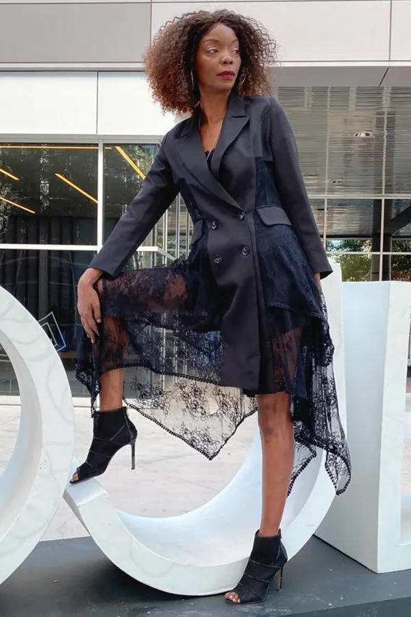 C31671 BLAZER DRESS (XXL, XXXL)