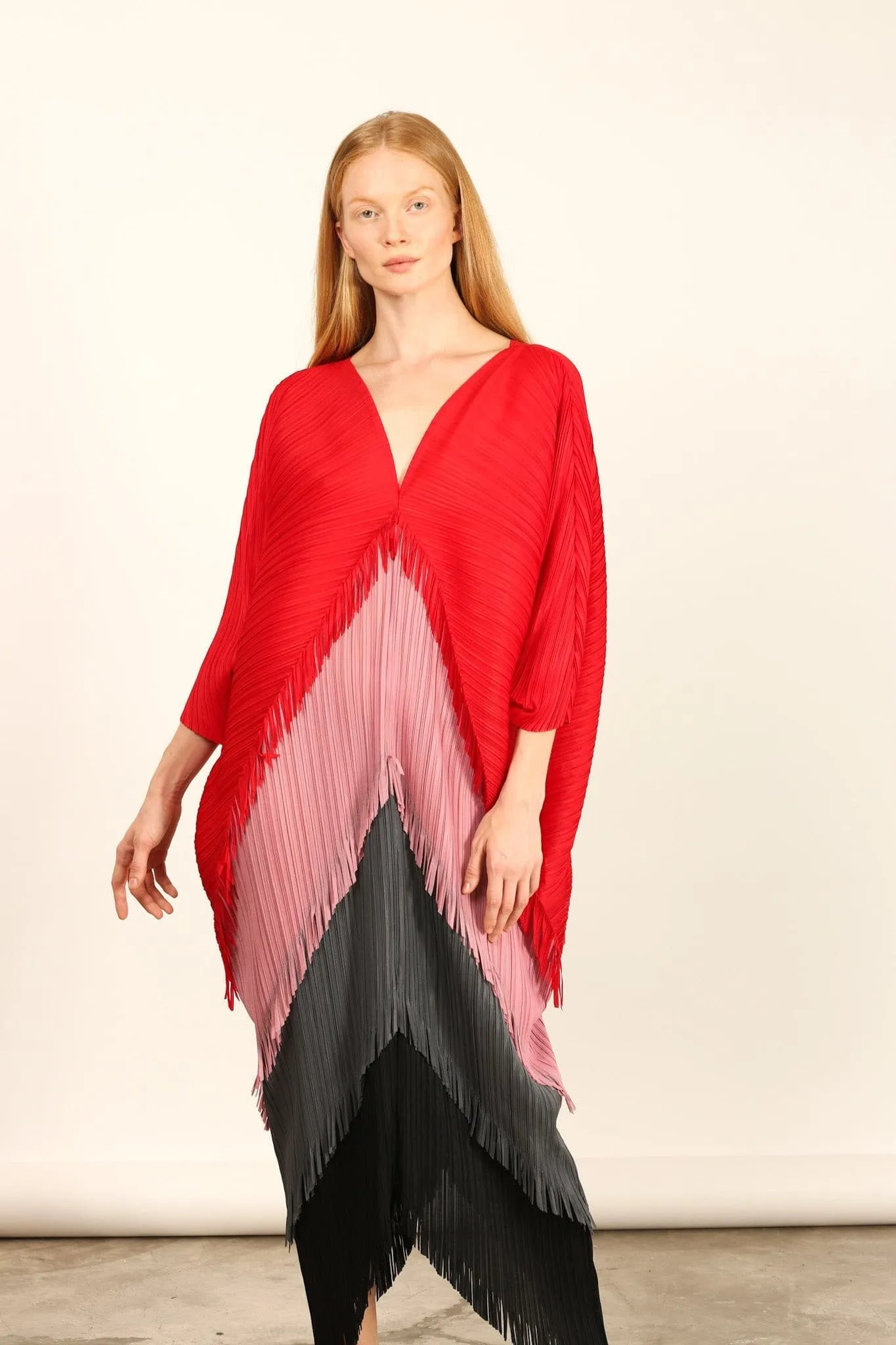 CAFTAN PLEATED DRESS MARA KAFTAN
