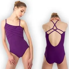 Capezio Geometric Strap Camisole Leotard 10191