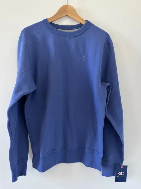 Champion Powerblend Fleece Crew C Logo Stone Crush S0888 407D55 0OG