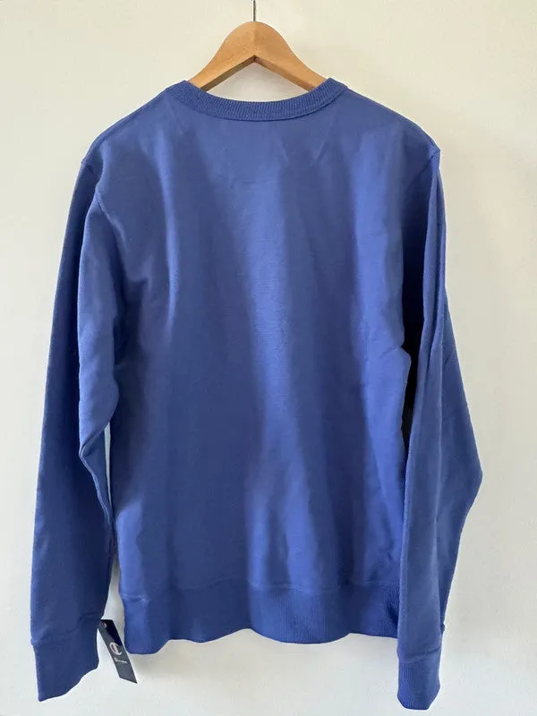 Champion Powerblend Fleece Crew C Logo Stone Crush S0888 407D55 0OG