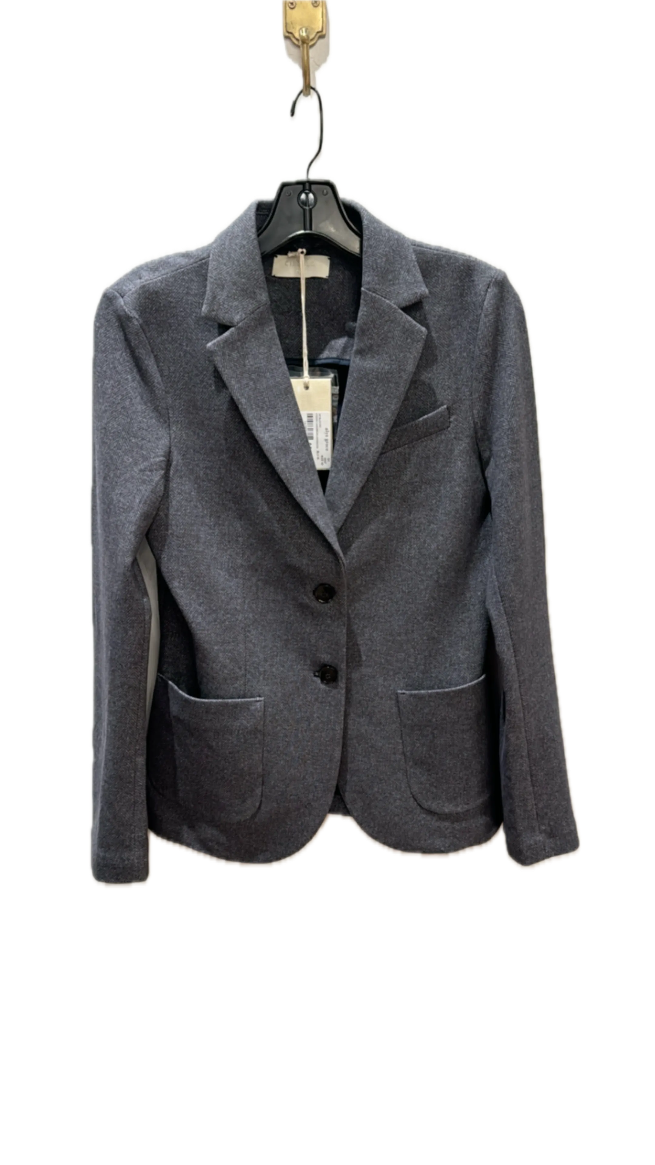 Circolo 1901 Slim Fit Herringbone Blazer in Sophisticated Blue