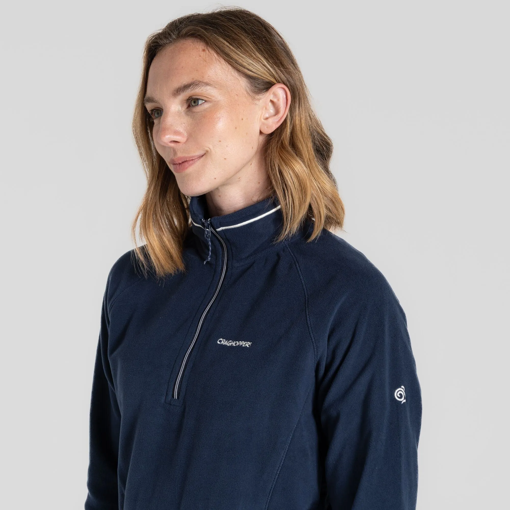 Craghoppers Ladies Miska VI Overhead Half Zip Fleece-BLUE NAVY
