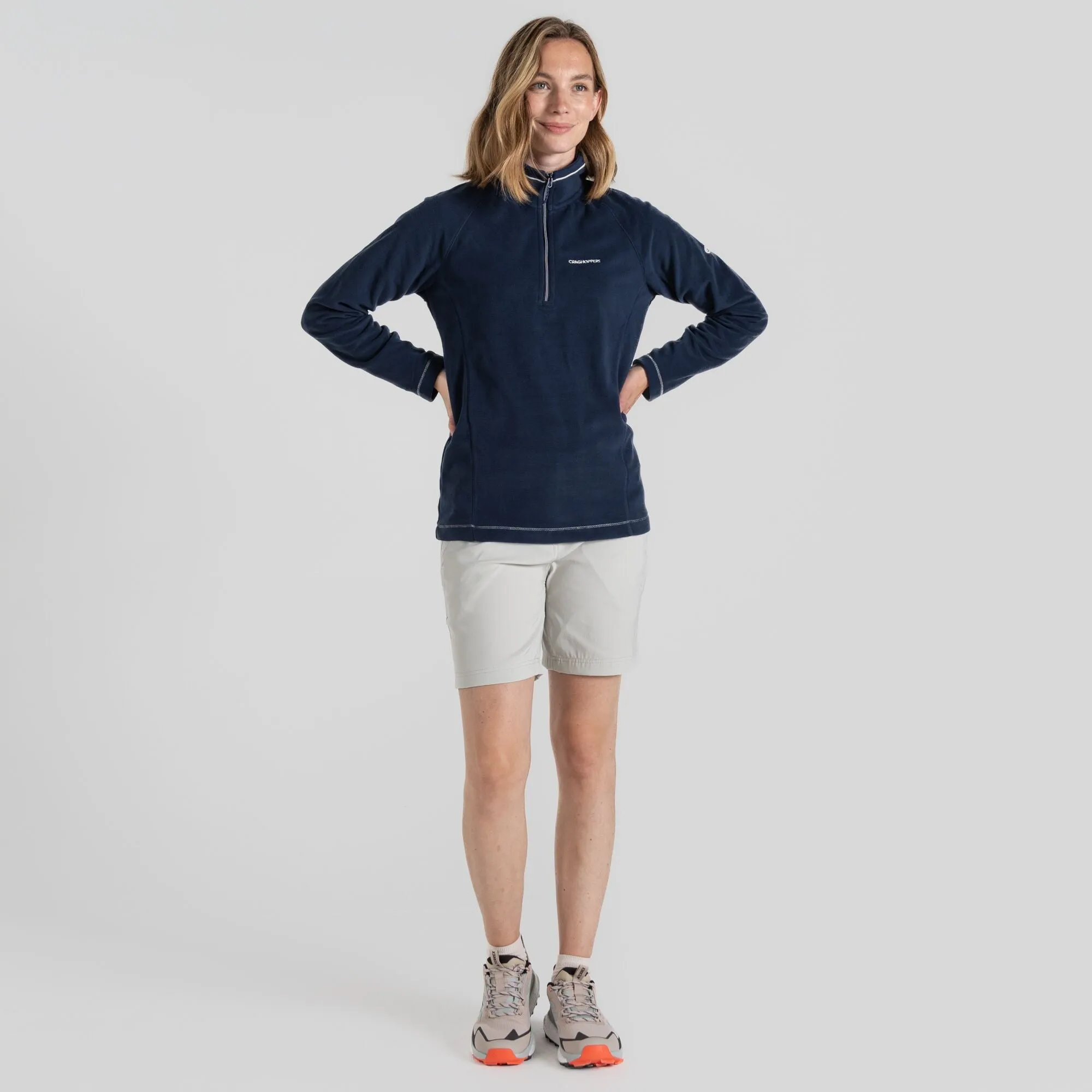 Craghoppers Ladies Miska VI Overhead Half Zip Fleece-BLUE NAVY