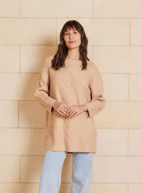 Cruz Long Knit-TAN