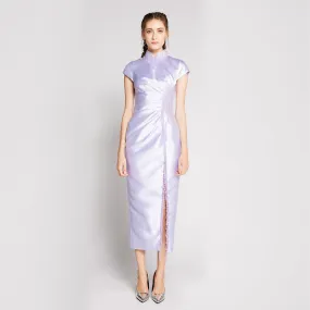 Crystal Pleated Qipao