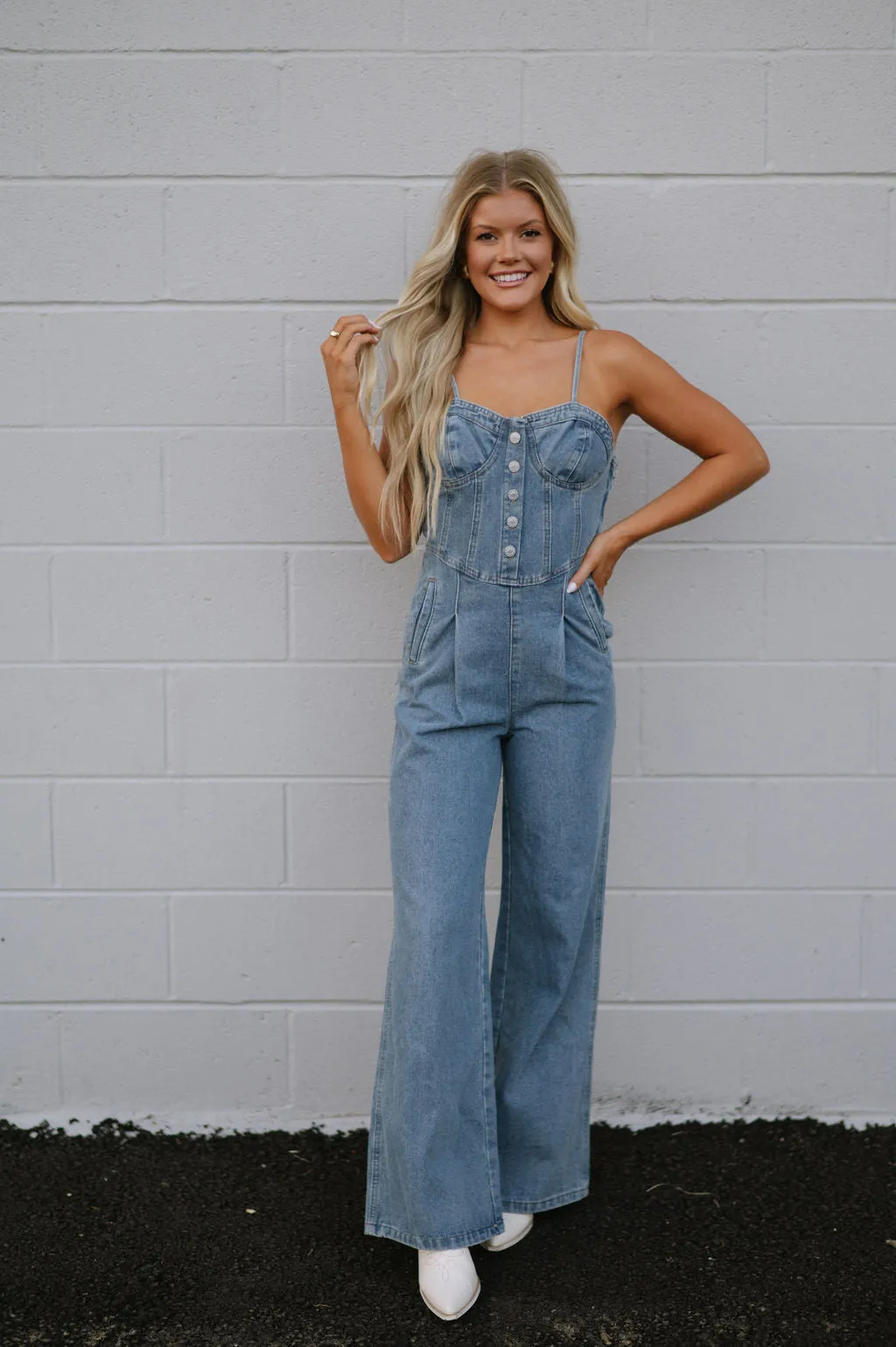 Dally Denim Jumpsuit