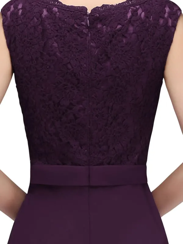 Elegant Cap Sleeves Sweetheart ALine Evening Dresses with Sash Floral Lace Appliques Formal Dresses