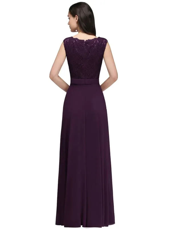 Elegant Cap Sleeves Sweetheart ALine Evening Dresses with Sash Floral Lace Appliques Formal Dresses