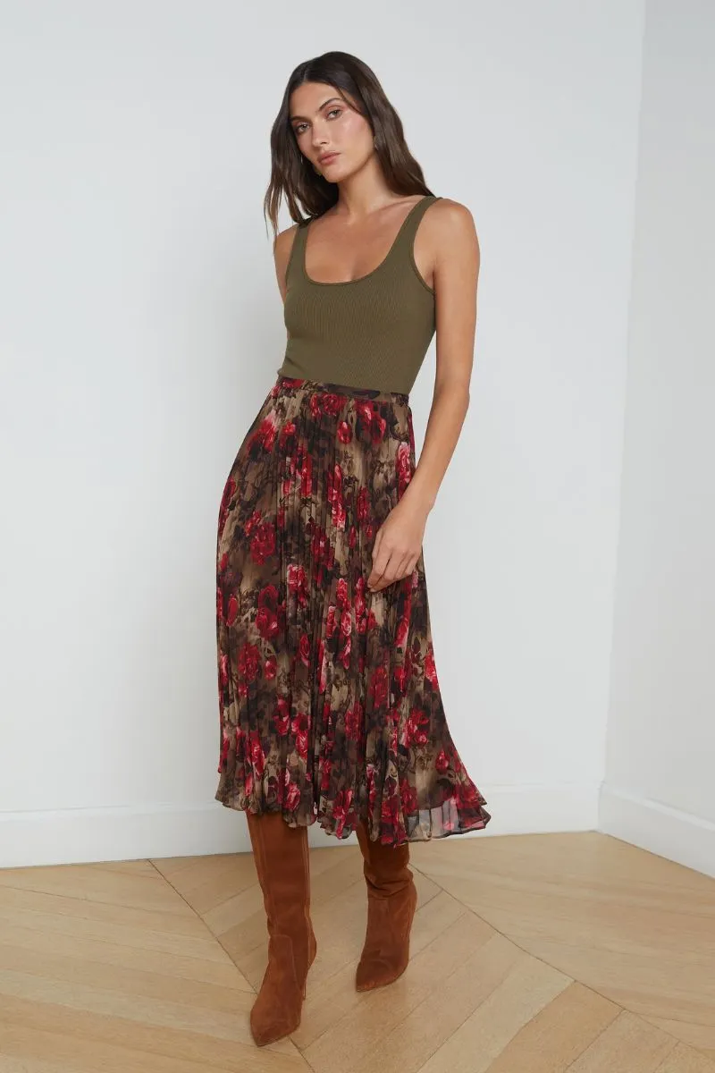 Fernanda Pleated Skirt