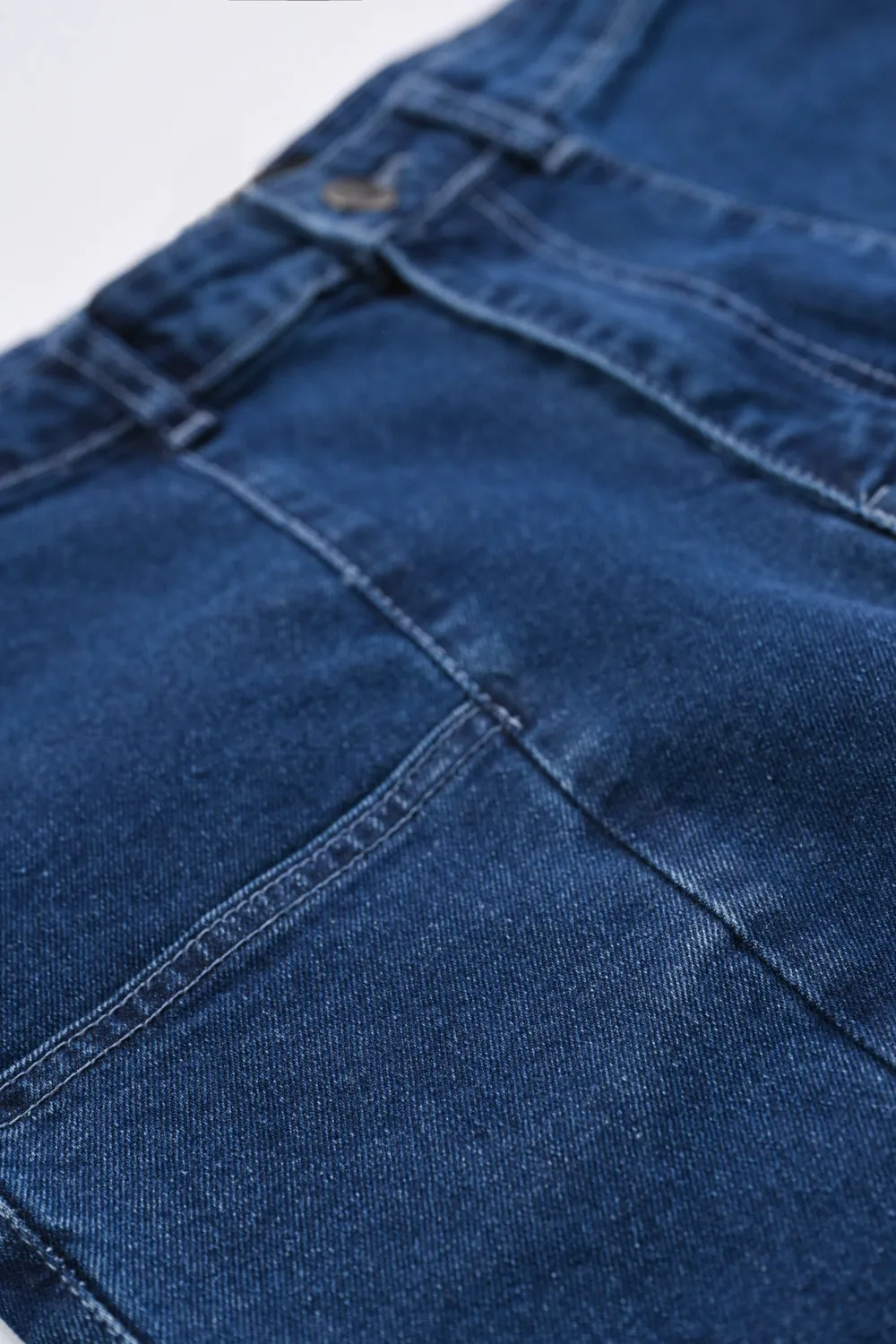 FLARED DENIM WITH FRONT PANEL