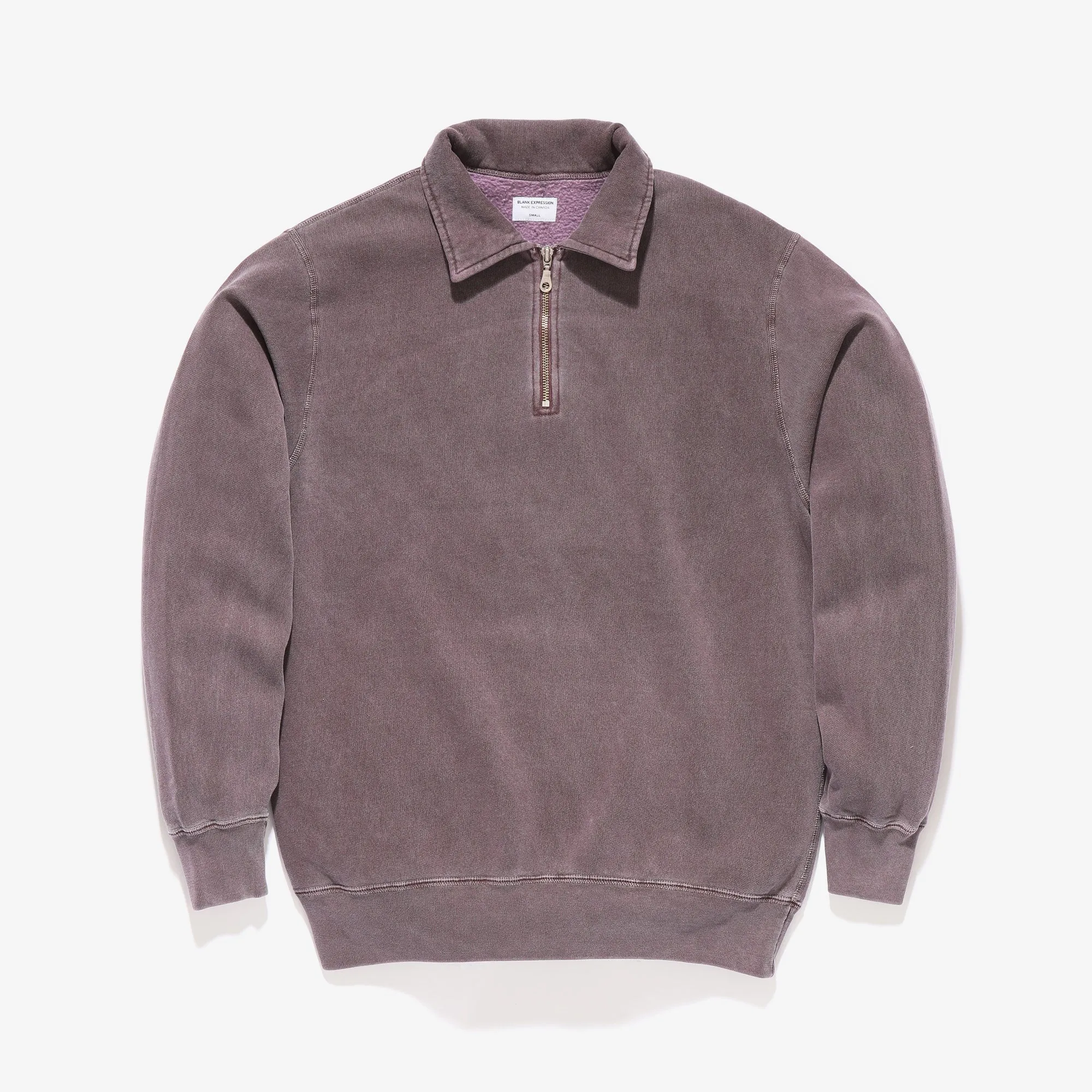 Fleece 1/4 Zip - Burgundy Sand