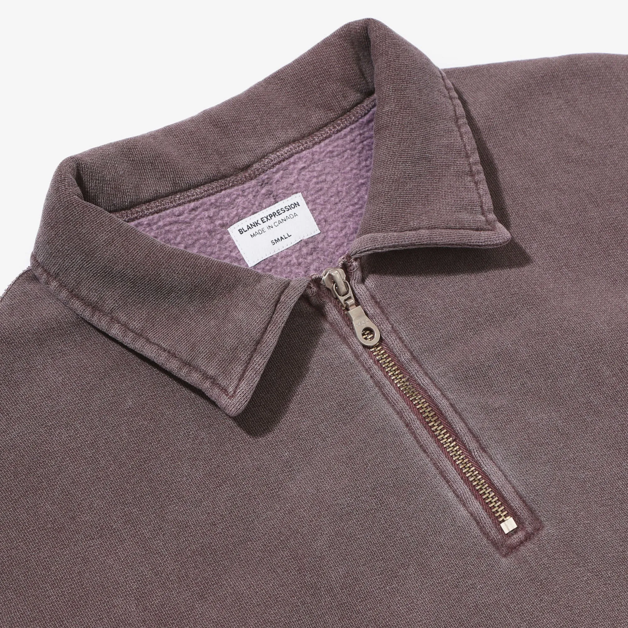 Fleece 1/4 Zip - Burgundy Sand