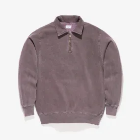 Fleece 1/4 Zip - Burgundy Sand