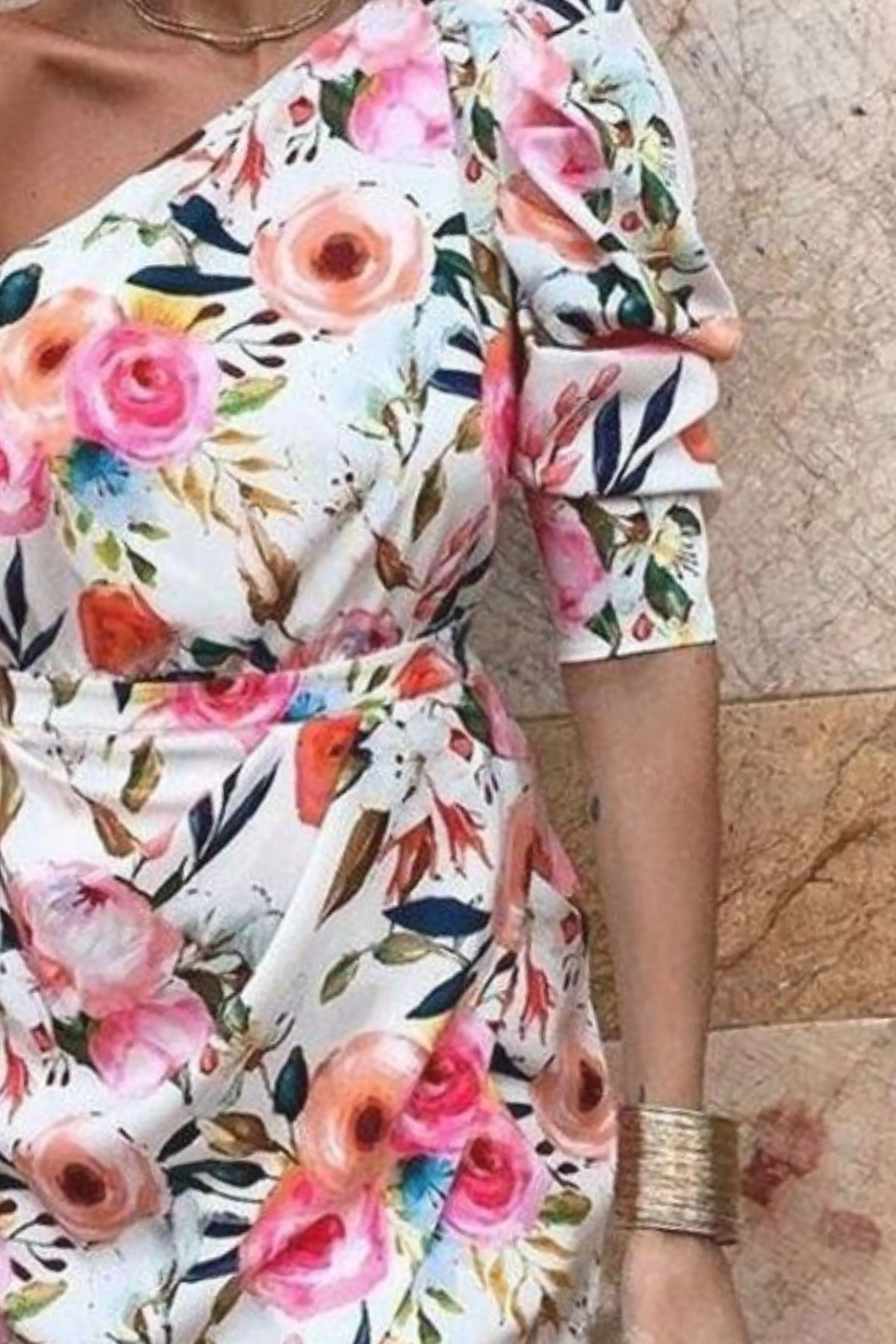 FLORAL FRENCH COCO. DRESS