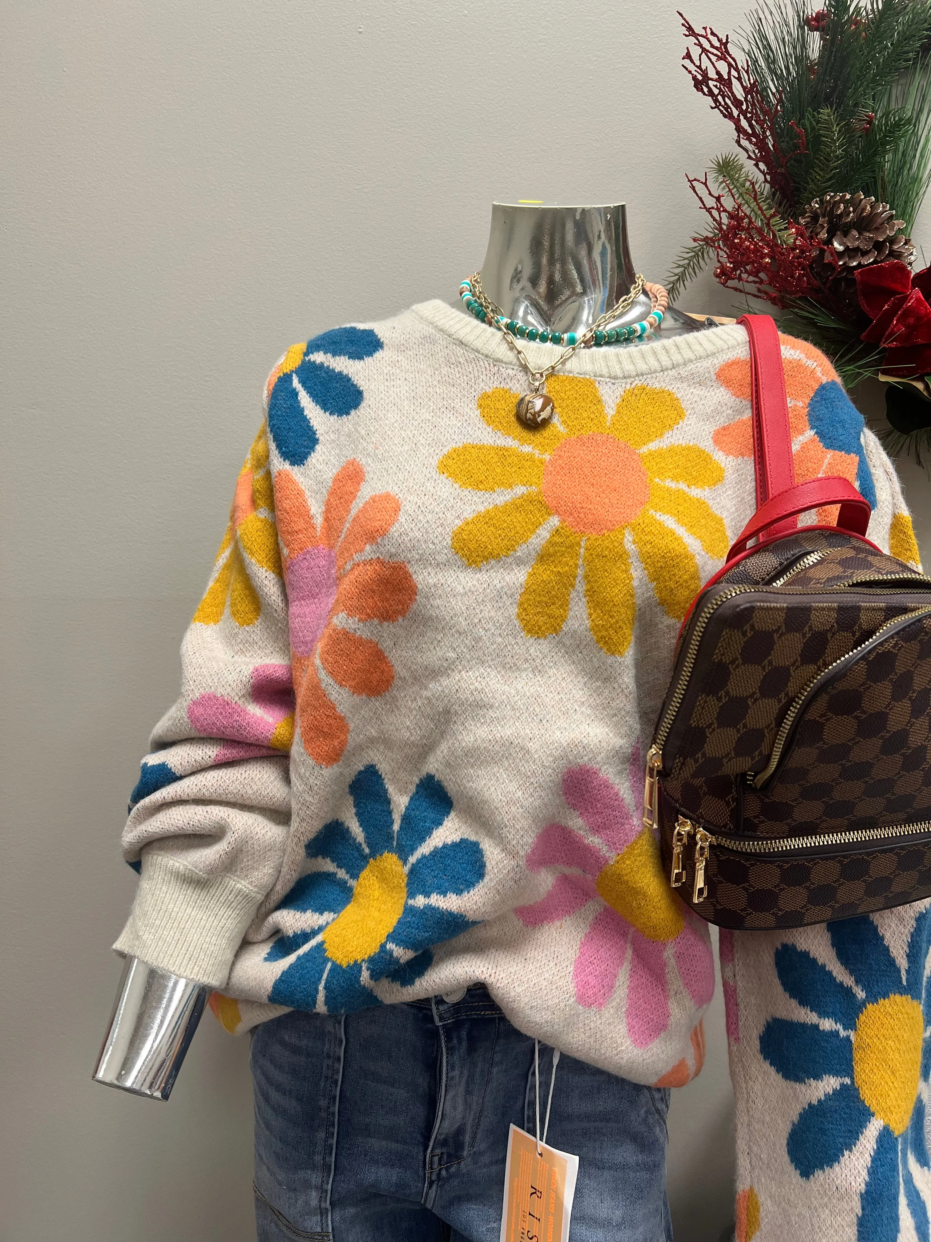 Flower Power Sweater