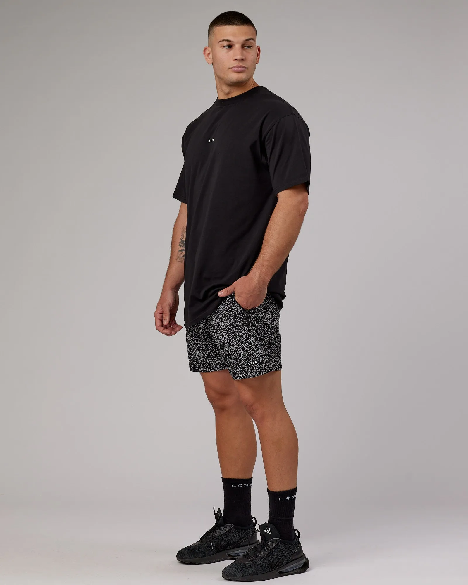 Fundamental FLXCotton Tee Longline Oversize - Black