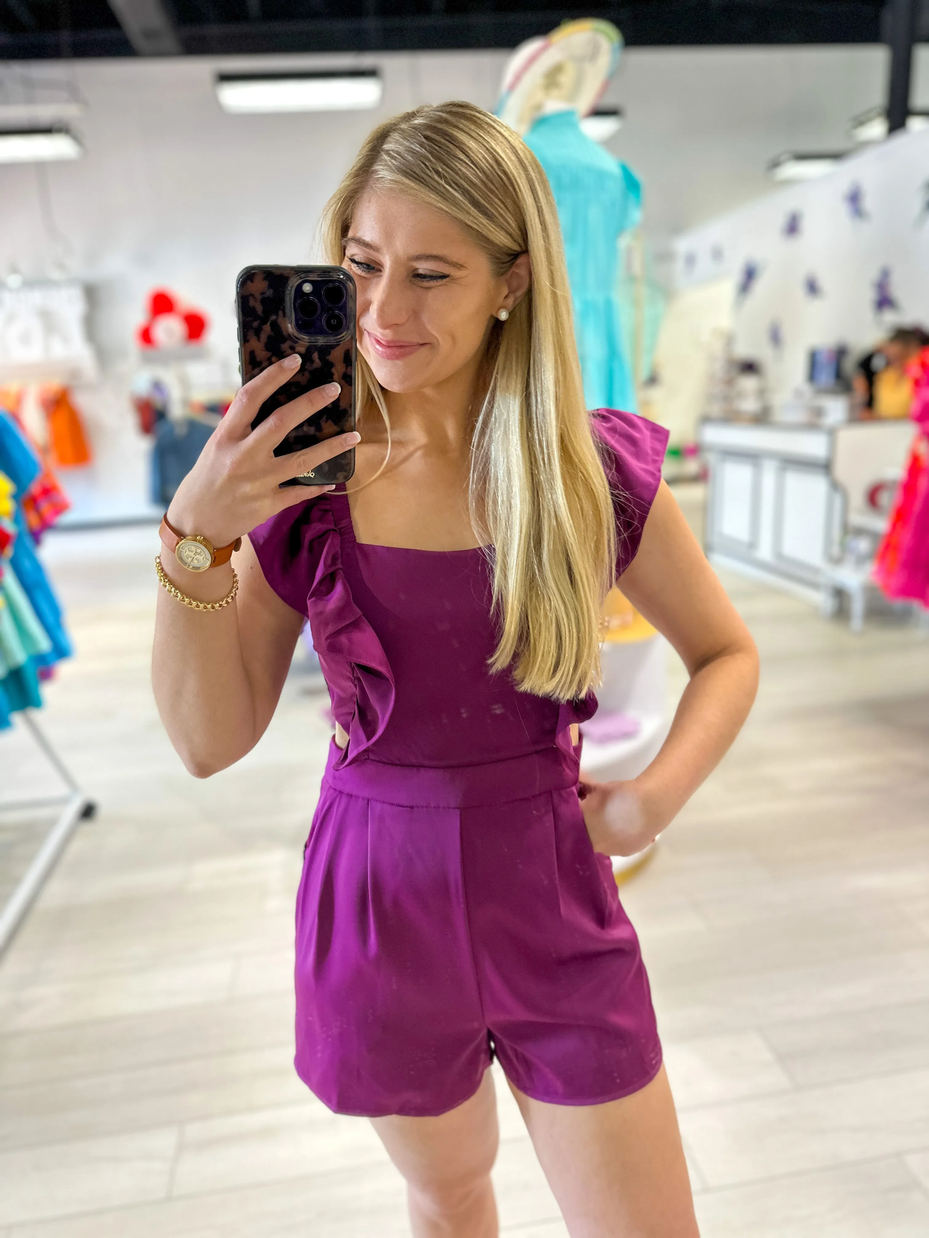 Game Ready Romper- Purple