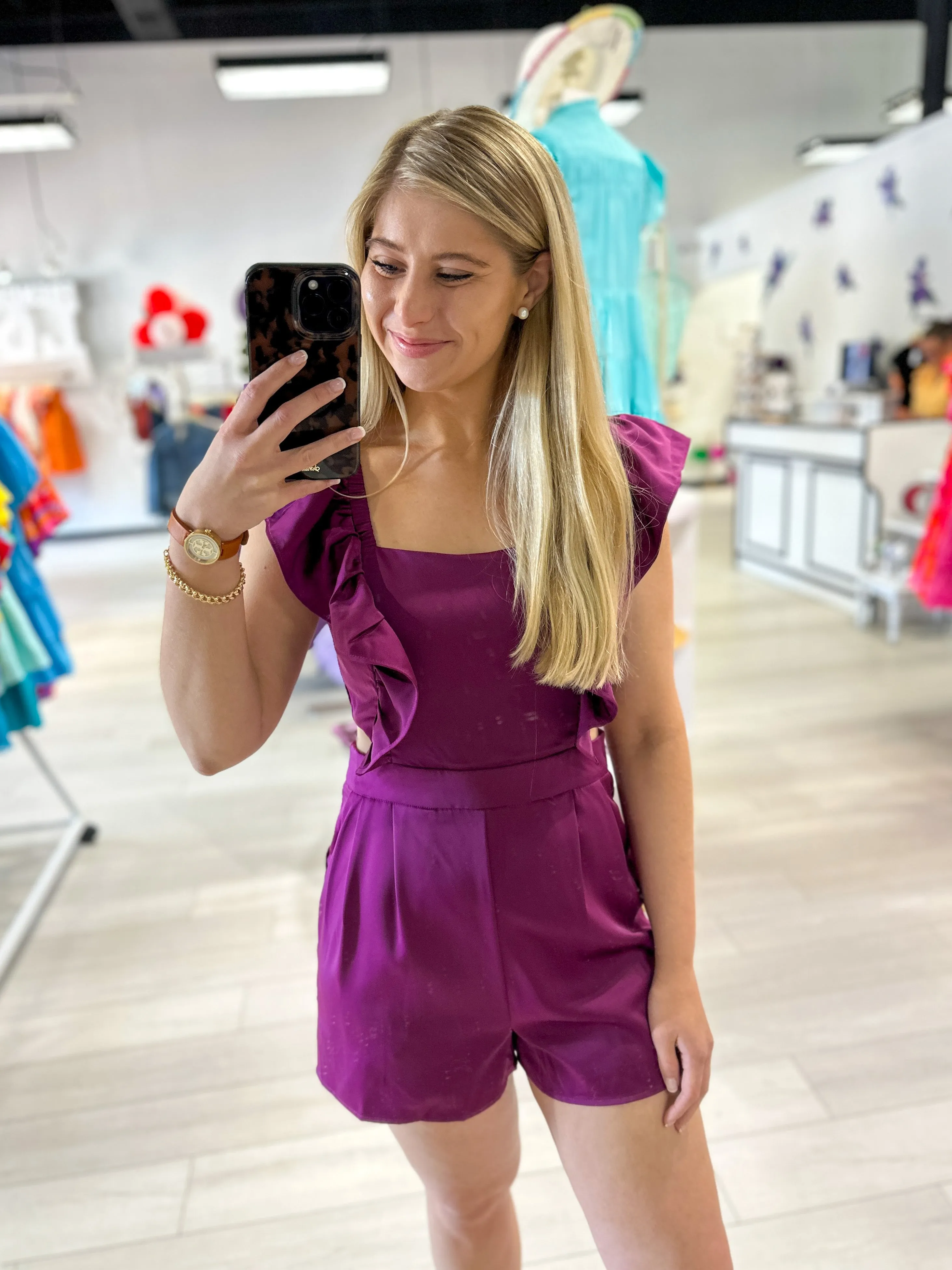 Game Ready Romper- Purple