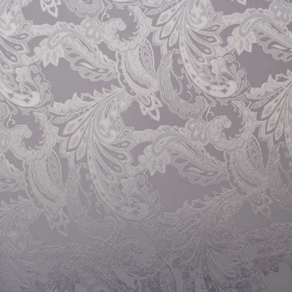 Grey Floral Jacquard