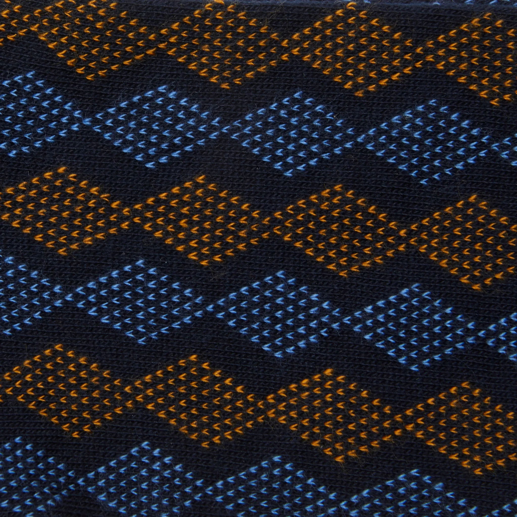 GRP Socks in Navy Argyle Print
