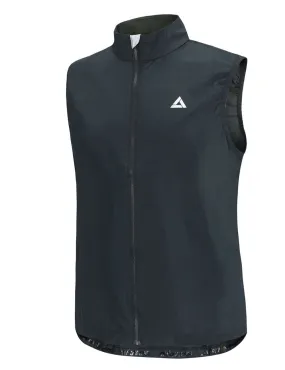 Herren Leichte Windweste Fahrradweste / Laufweste Pro Line Schwarz Setprodukt