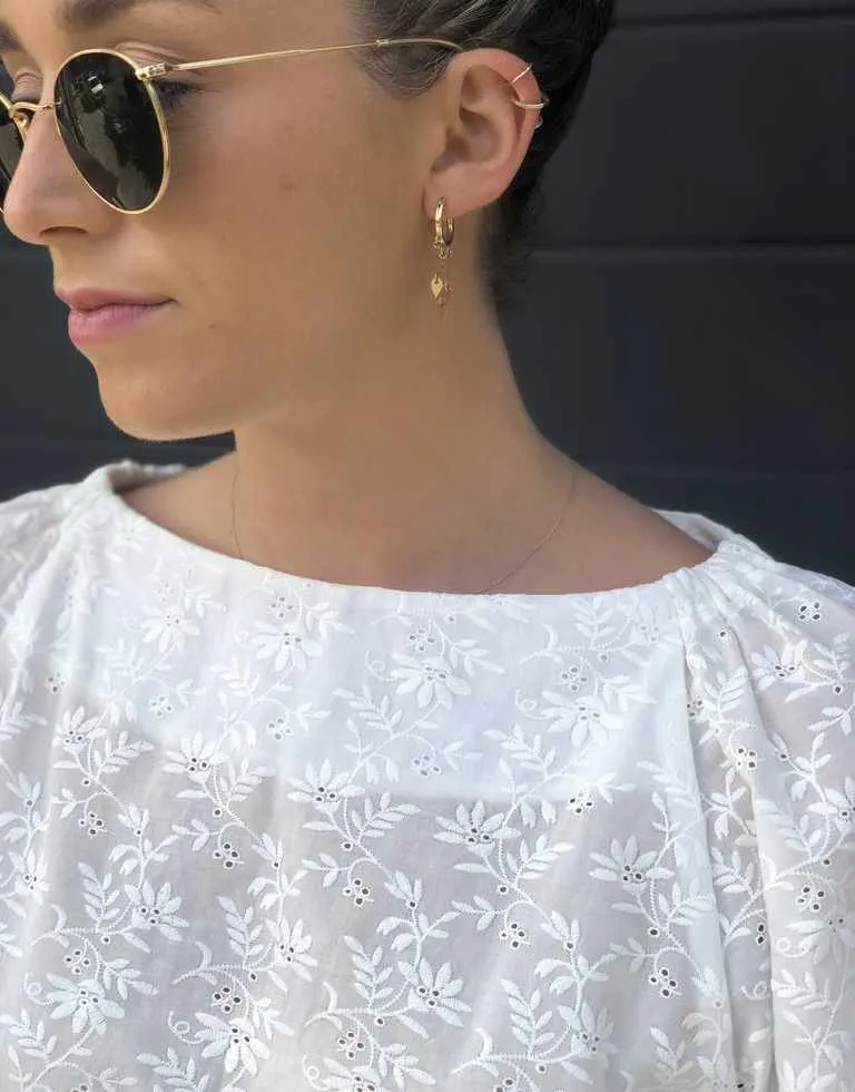 Hilary Top Sewing Pattern, Tessuti
