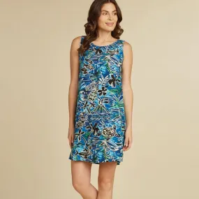 Jackie Dress - Honu Island Blue