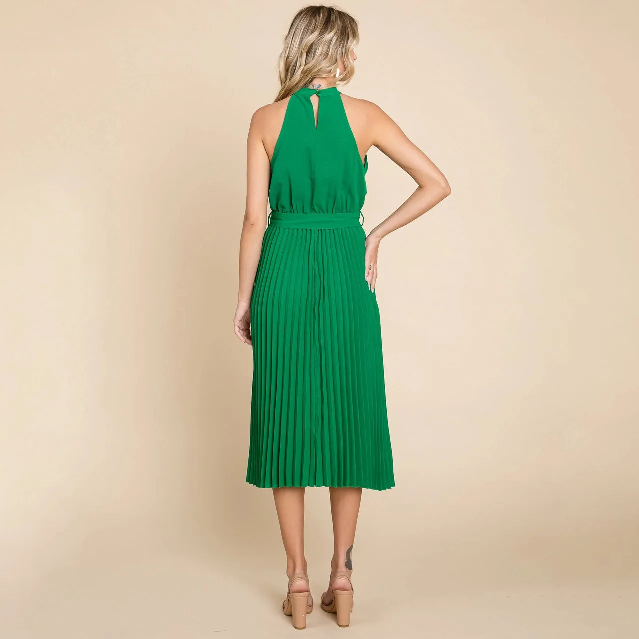 Jean Pleated Dress - Plus Size