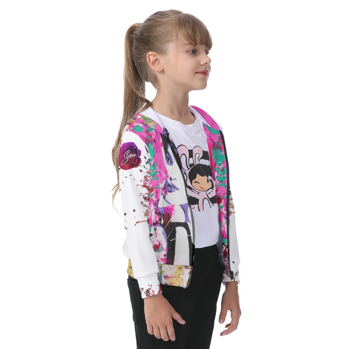 Kids Selena Zip Up Hoodie