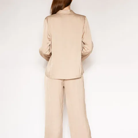 LatteLove Satin PJ Pant Set