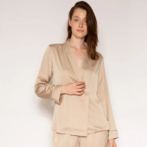 LatteLove Satin PJ Pant Set